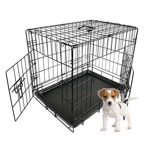 Foxhunter pet cage folding - pet,