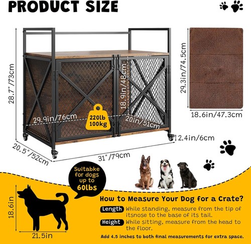 Furniture style wooden dog - furniture,