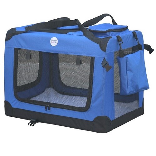 Hugglepets fabric dog - fabric, crate