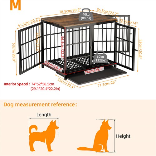 Large wooden dog crate - dog,