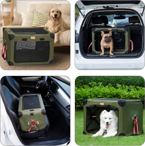 Dog crate foldable carrier - crate,