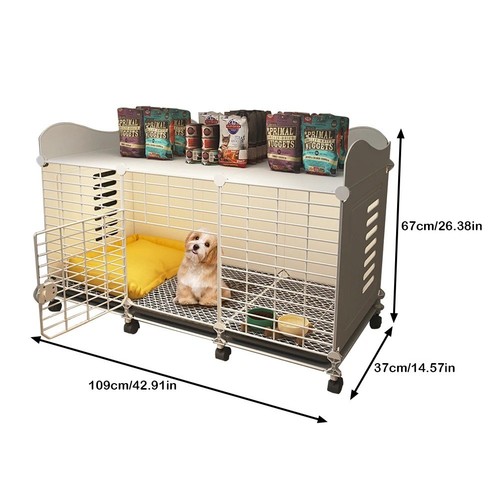 Dog cage puppy training crate - training,