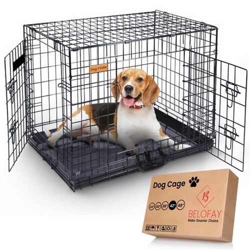 Belofay dog cage crate heavy - belofay,