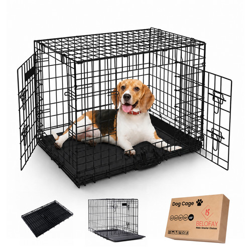 Belofay dog cage crate heavy - dog,