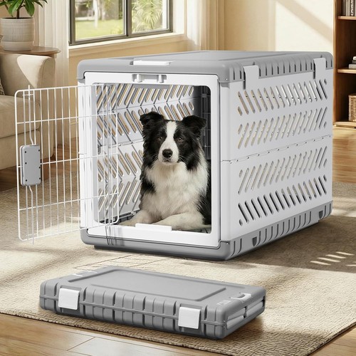 Collapsible dog crate foldable - crate,