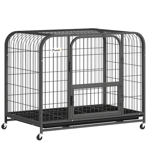 Pawhut heavy duty dog crate - heavy,