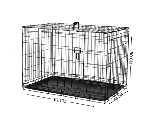 Metal dog cage puppy - metal, training