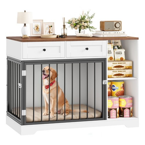 Dog crate furniture - dog,