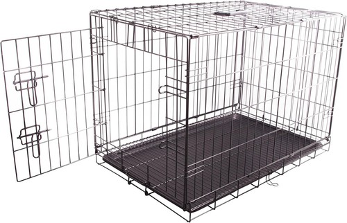 Foldable dog crate with - foldable,