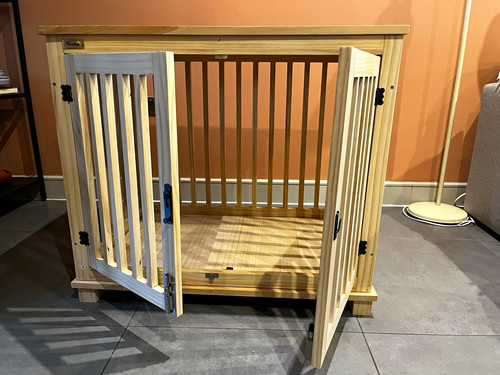 Wooden dog crate - crate, standard