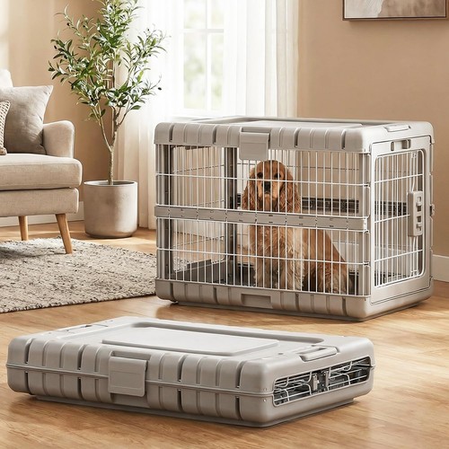 Collapsible dog crate medium - crate,