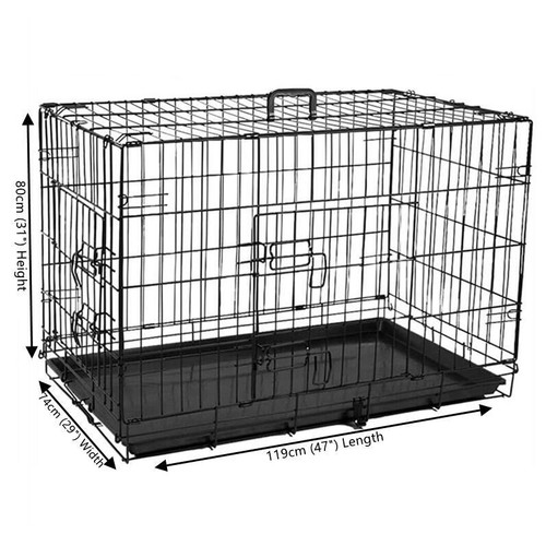 Metal dog cage puppy - puppy, training