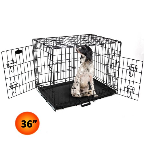 Metal dog cage - metal, puppy