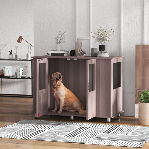 Pawhut dog crate kennel cage - kennel,