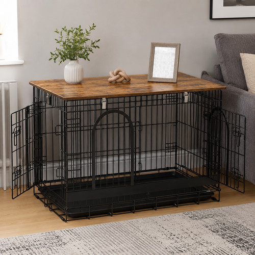 Dog crate furniture 94cm heavy - crate,