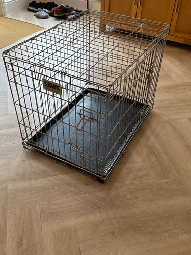 Savic steel folding dog - steel,