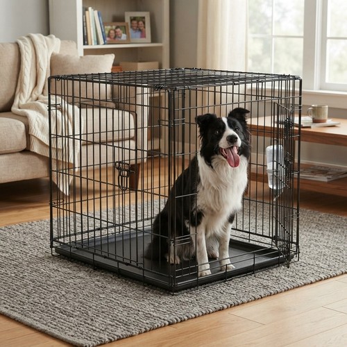 Spacious inch foldable dog - spacious, 36-inch